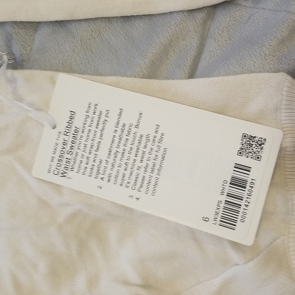 Crossover Ribbed Waist Sweater - Picture 7 of 12